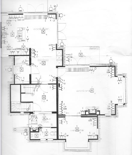 Plattegrond woonhuis By-Anne